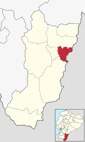 Localisation de Canton de Paquisha