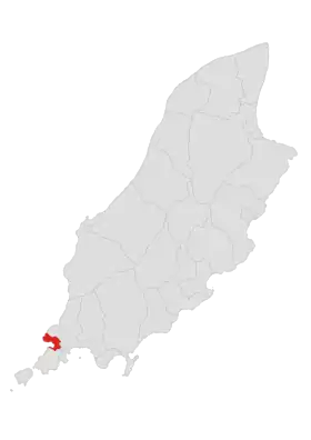 Localisation de Port Erin