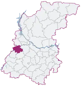 Localisation de Raïon de Pavlovo