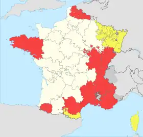 Localisation de Pays d'élection