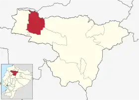 Localisation de Canton de Pedro Vicente Maldonado