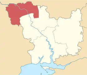 Localisation de Raïon de Pervomaïsk