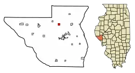 Localisation de New Salem