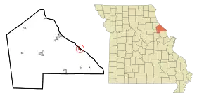 Localisation de Clarksville