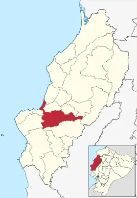 Localisation de Canton de Portoviejo