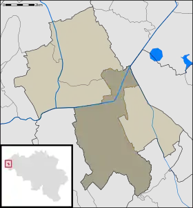 Localisation de Reninge