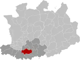 Localisation de Wavre-Sainte-Catherine