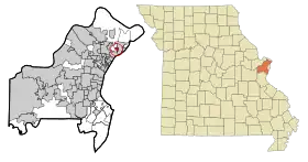 Localisation de Moline Acres