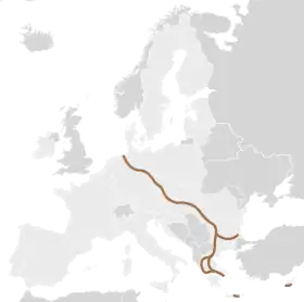 Image illustrative de l’article Corridor Orient/Méditerranée orientale