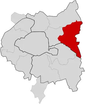 Localisation de Établissement public territorialGrand Paris Grand Est