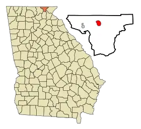 Localisation de Hiawassee