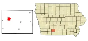 Localisation de Creston