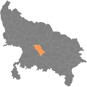 Localisation de District d'Unnaoउन्नाव ज़िला