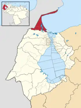 Localisation de Indígena Bolivariano Guajira