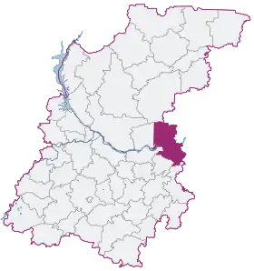 Localisation de Raïon de Vorotynets