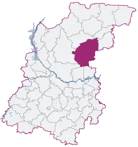 Localisation de Raïon de Voskressenskoïe