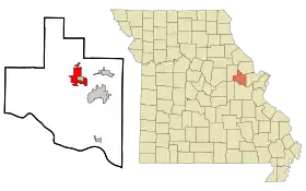 Localisation de Warrenton