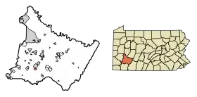 Localisation de Hunker