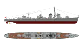 illustration de Takanami (destroyer, 1942)