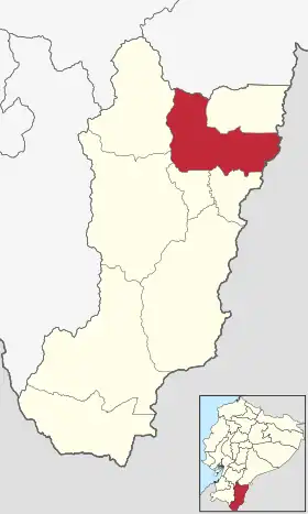 Localisation de Canton d'Yantzaza