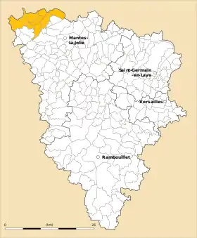 Localisation de Communauté de communes des Portes de l'Île-de-France