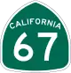Image illustrative de l’article California State Route 67