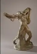 Auguste Rodin, L’Homme au serpent, 1885, plâtre