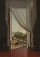 Vue de Naples par une fenêtre ouverte (1824), Cleveland Museum of Art.