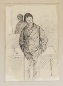 Dessin préparatoire à la Yale University Art Gallery, à New Haven.