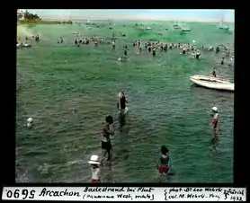 Baignade en 1932.