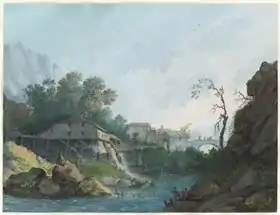 La gorge en 1786.