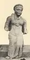 Sculpture de femme de l'antique Braj-Mathura v. IIe&nbsp;siècle&nbsp;av. J.-C.