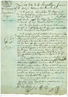 Inventaire après décès de Philippe Henri de Ségur, décédé le 11 du présent mois (3 octobre 1801).