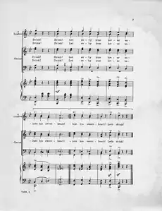 Cinquième page de la partition.