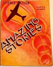 Un numéro du magazine de science-fiction Amazing Stories.