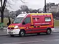 VSAV appartenant à la brigade de sapeurs-pompiers de Paris