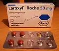 Boîte de Laroxyl de chez Roche de 50&nbsp;mg.