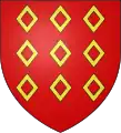 Le blason à 9 macles de la Maison de Rohan