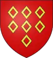 Le blason à 7 macles de la Maison de Rohan