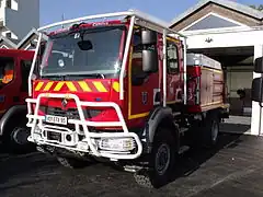 Véhicule du SDIS du Val-d'Oise.