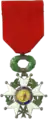 Médaille de chevalier de la Légion d'honneur.