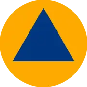 Symbole de la protection et de la sécurité civile.