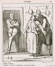 caricature lithographiée