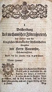 Facsimilé de la page de titre.