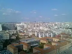 Panorama de Broussais, au premier plan.