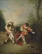 La surprise d'Antoine Watteau.