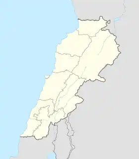 (Voir situation sur carte : Liban)