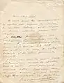 Lettre de Guy de Maupassant à Edmond Landolt