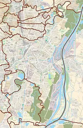voir sur la carte de Strasbourg