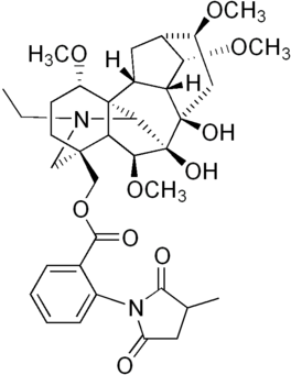 Image illustrative de l’article Méthyllycaconitine